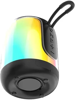 Bluetooth-Lautsprecher mit Farbwechsel in Schwarz