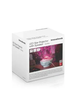 Bluetooth-Lautsprecher mit LED-Leuchte in Weiß - (H)12,5 x Ø 17 cm