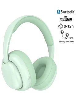 Bluetooth-On-Ear-Kopfhörer in Grün