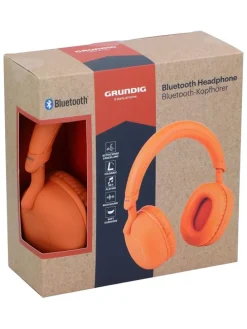 Bluetooth-On-Ear-Kopfhörer in Orange