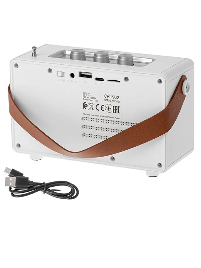 Bluetooth-Radio in Weiß