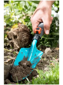 Blumenkelle "Combisystem" in Türkis - (B)8,5 cm