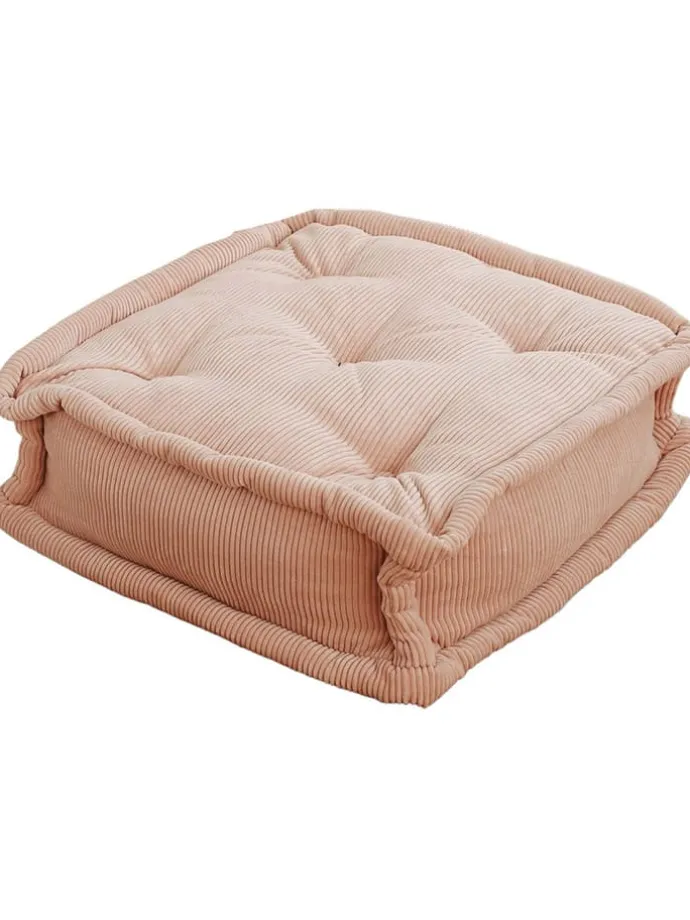 Bodenkissen "Biskuvi" in Rosa - (B)55 x (H)16 x (T)55 cm