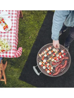 Bodenschutzmatte in Anthrazit - (B)150 x (T)100