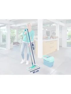 Bodenwischer "Profi XL micro duo" in Türkis