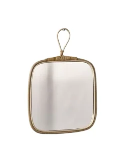 Boho-Spiegel in beige