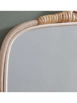 Boho-Spiegel in beige