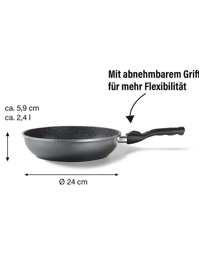 Bratpfanne ''Flex'' in Grau - Ø 24 cm