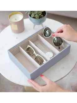 Brillenschachtel in Lila - (B)25 x (H)17 x (T)6 cm