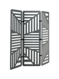 Büro-Raumteiler FUTURA in Grau - (W) 180 x (H) 180 x (L) 2 cm