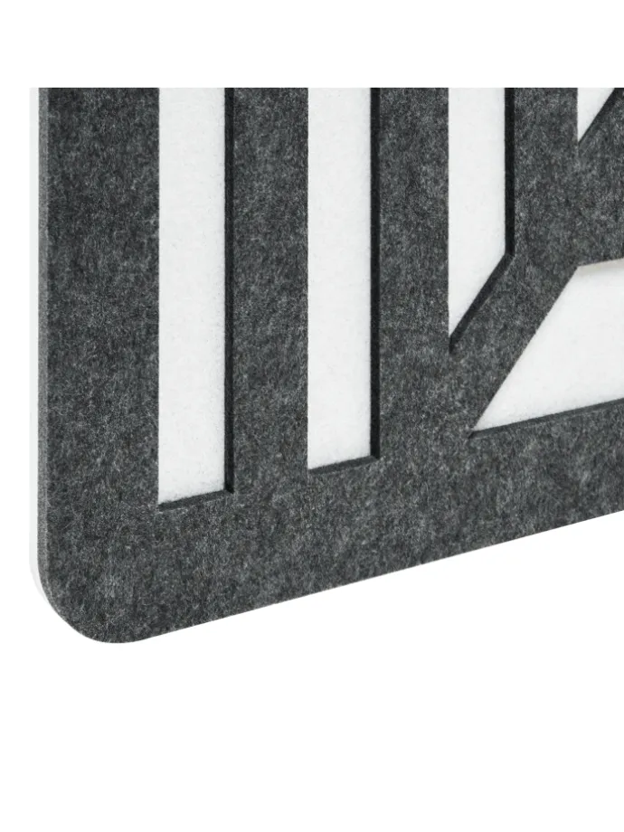 Büro-Raumteiler FUTURA in Grau - (W) 180 x (H) 180 x (L) 2 cm