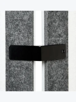 Büro-Raumteiler FUTURA in Grau - (W) 180 x (H) 180 x (L) 2 cm