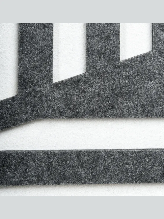 Büro-Raumteiler FUTURA in Grau - (W) 180 x (H) 180 x (L) 2 cm