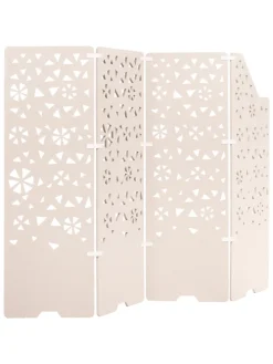 Büro-Raumteiler STARRY in Beige - (W) 240 x (H) 180 x (L) 2 cm