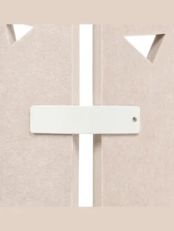 Büro-Raumteiler STARRY in Beige - (W) 240 x (H) 180 x (L) 2 cm