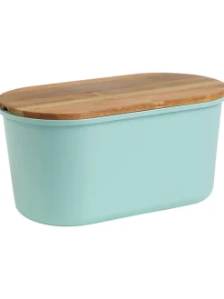 Brotbox "Fresh" in Türkis - (B)37 x (H)17 x (T)21,5 cm