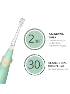 BUBBLE BRUSH Kinder-Schallzahnbürste in grün