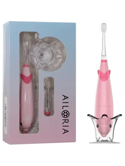 BUBBLE BRUSH Kinder-Schallzahnbürste in rosa