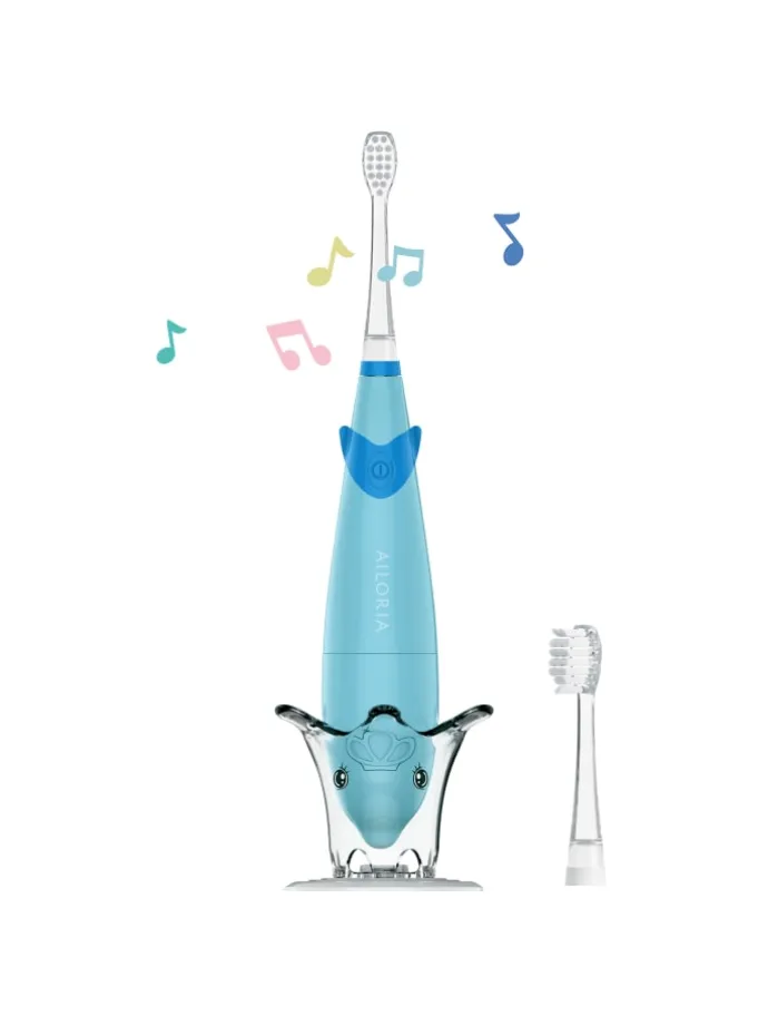 BUBBLE BRUSH Kinder-Schallzahnbürste in blau