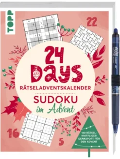 Buch - 24 DAYS RÄTSELADVENTSKALENDER - Sudoku im Advent