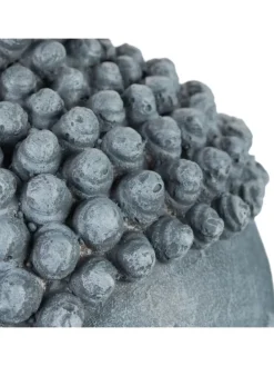 Buddha Figur in Hellgrau - (H)70 cm