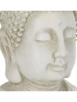 Buddha-Figur in Creme - (H)70 cm