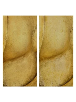 Buddha-Figur in Gold