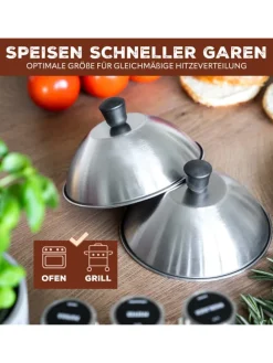 Burgerhauben-Set 4er