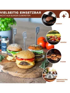 Burgerhauben-Set 4er