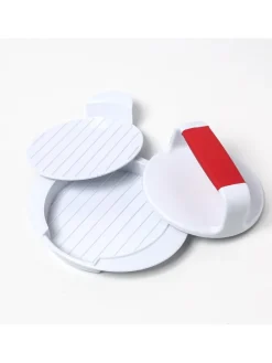 Burgerpresse - Pattypresse für selbstgemachte Burger D: 12cm in weiß