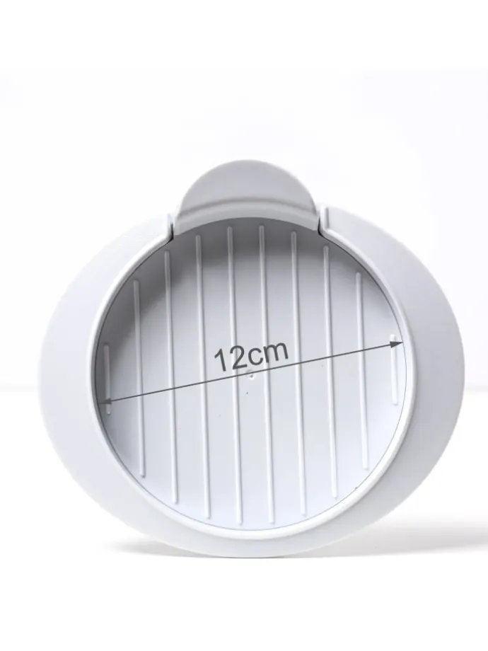 Burgerpresse - Pattypresse für selbstgemachte Burger D: 12cm in weiß