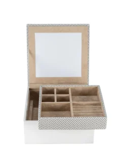 Calma Schmuckkasten 18 cm in weiß