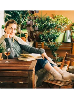 Capiz Windspiel in Bunt