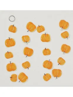 Capiz-Girlande "Pumpkin" in Orange - (L)180 cm