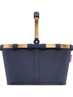 Carrybag - Einkaufskorb (cord dark matcha) in midnight gold