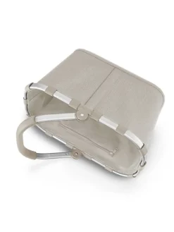 Carrybag - Einkaufskorb (cord dark matcha) in herringbone sand