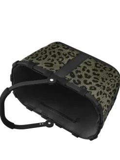 carrybag xs - Einkaufskorb 21 cm (teddy leo olive) in teddy leo olive