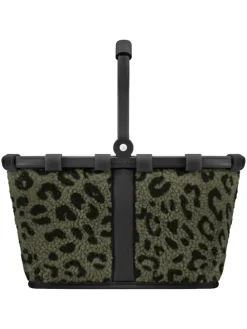 carrybag xs - Einkaufskorb 21 cm (teddy leo olive) in teddy leo olive