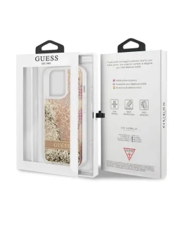 Case für iPhone 14 Pro Max in Transparent/ Gold