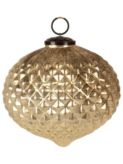 Christbaumkugel in Gold - (H)15 x Ø 15 cm