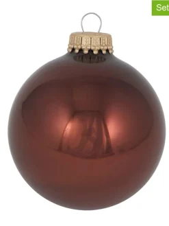 Christbaumkugeln in Braun - 8 Stück
