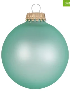 Christbaumkugeln in Grün - 8 Stück
