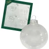 Christbaumkugeln in Transparent - 4 Stück