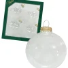 Christbaumkugeln in Transparent - 4 Stück
