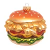 Christbaumornament "Pommes-Burger" in Gold - (H)10 cm