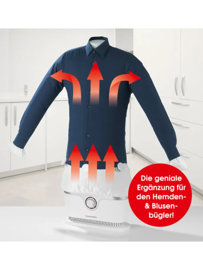 CLEANmaxx Bügler-Aufsatz für Hosen - silber/weiß