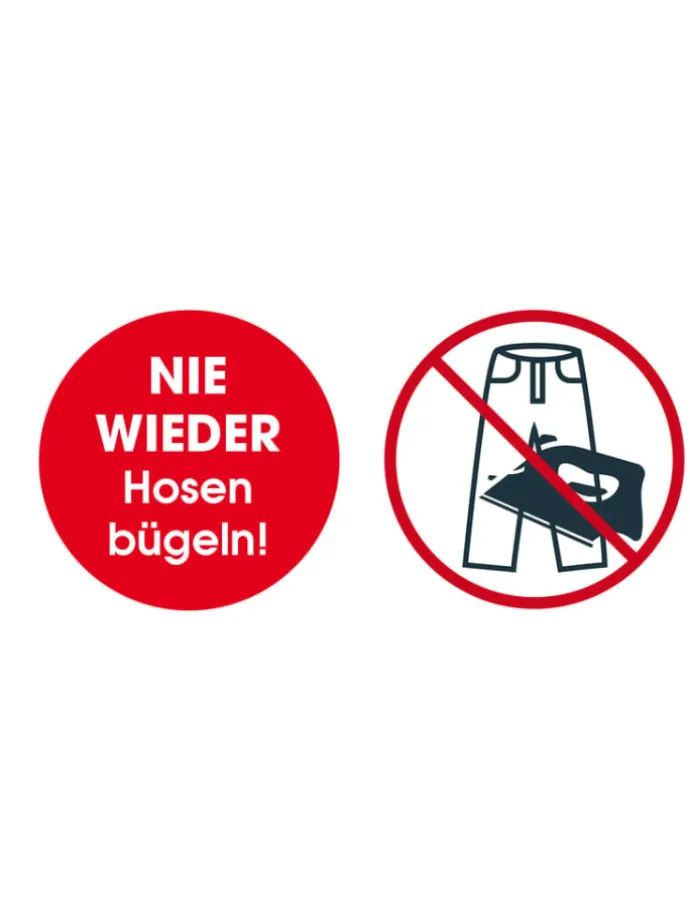 CLEANmaxx Bügler-Aufsatz für Hosen - silber/weiß
