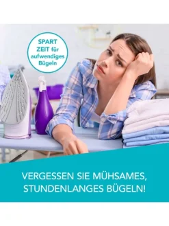 CLEANmaxx Hemden-Bügler mit Timerfunktion - silber/weiß