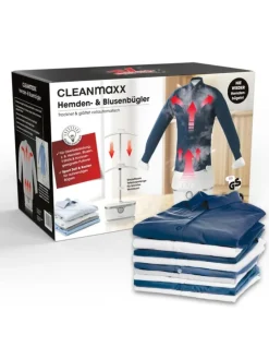 CLEANmaxx Hemden-Bügler mit Timerfunktion - silber/weiß