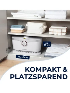 CLEANmaxx Hemden-Bügler mit Timerfunktion - silber/weiß